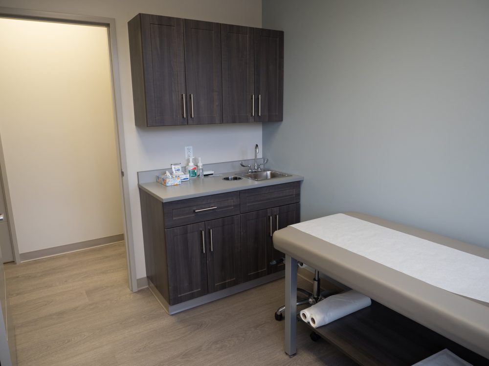 Clinic examination room